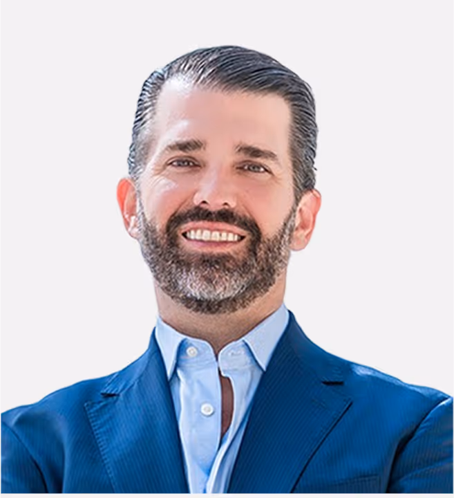 Portrait of Donald Trump Jr., Senior Advisor at American Bitcoin